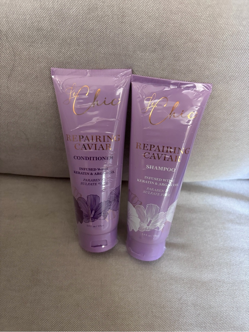 chic Repairing Caviar Shampoo & Conditioner Set - Lavender